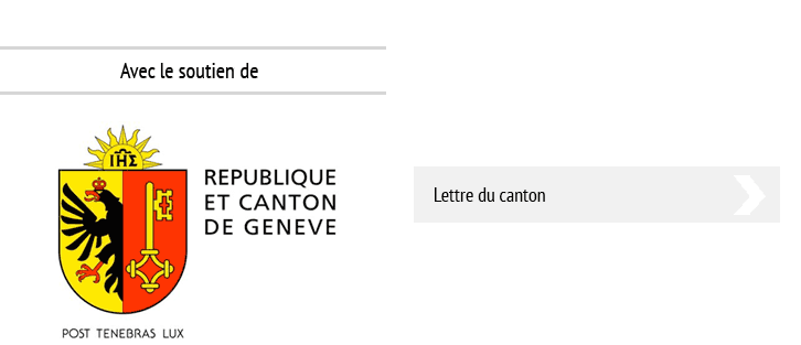 logo du canton de Genève et lien lettre de soutien